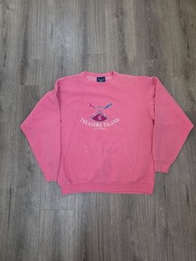 Vintage Treasure Island Las Vegas Crewneck Sweater Womens Size XL